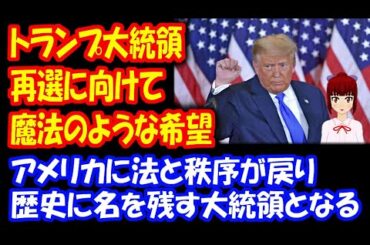アメリカ大統領選挙 トランプ大統領 再選！ 魔法のような 希望とは？
