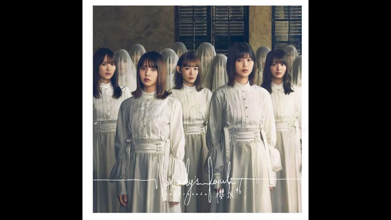 ✅  「欅坂46」から改名した「櫻坂46」の1stシングル『Nobody’s fault』のジャケット写真が公開されたが、その…