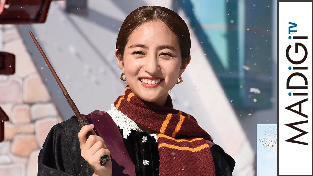 堀田茜、魔法の呪文で“雪”降らす　ハリポタ衣装で人生初“魔法”成功