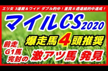 マイルチャンピオンシップ2020予想【爆走馬４頭 推奨】前走G1馬を完封した激アツ穴馬 発見！