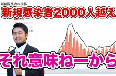 ついに2000超え！新規陽性者【第三波】まだまだこれから【第3波】