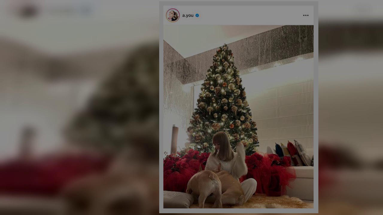 「部屋が豪華!!」浜崎あゆみ、クリスマス仕様な自宅の様子&ニューヘア写真を公開「理想のクリスマスツリー」｜ニフティニュース