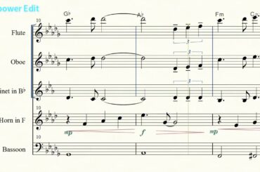 火曜ドラマ『姉ちゃんの恋人』オープニングテーマBGM【木管五重奏・アンサンブル】【楽譜・コード付き】【吹奏楽】