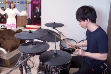 花澤香菜の声が出るドラムで花澤香菜の「ジョイマン完コピ」を演奏してみた【しゃべくり007】