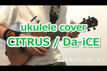 ukulele ウクレレ CITRUS/Da-iCE ～ 極主夫道 主題歌