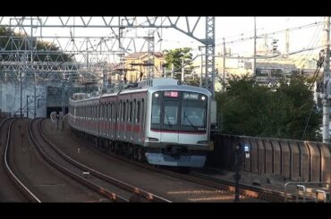 【東急】東横線 急行元町・中華街行 多摩川 Japan Tokyo Tokyu Toyoko Line Trains