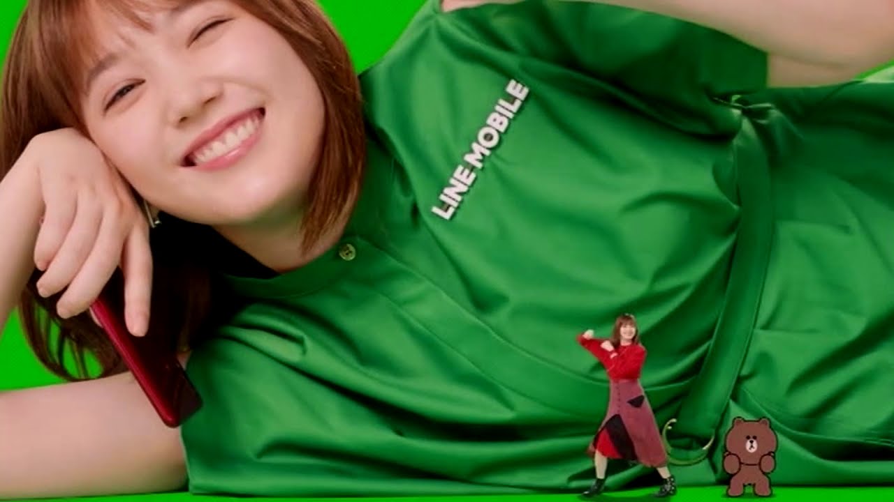 本田翼 CM 「LINE MOBILE」