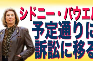 【シドニー・パウエル】トランプ大統領に投票した人々のため戦い続ける【共闘リン・ウッド】