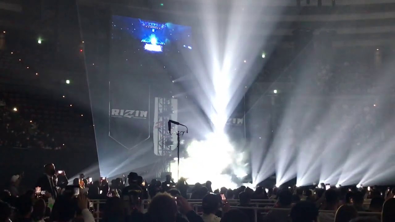 RIZIN25 朝倉未来入場シーン RIZIN25 朝倉未来入場シーン