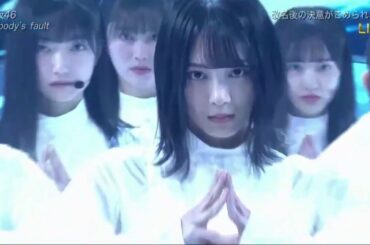 櫻坂46『Nobody's fault 』 ベストアーティスト2020 11月25日