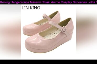 ☑️ Lin Koning Danganronpa Nanami Chiaki Anime Cosplay Schoenen Lolita Sweet Lady Wig Schoenen Ronde