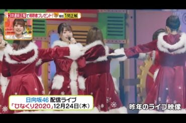 日向坂46 佐々木美玲が「ヒルナンデス！」2020年11月27日 にゲスト出演！