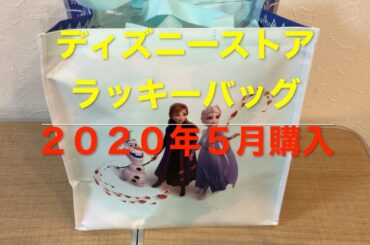 お出かけディズニー　ディズニーストア　2020年5月購入　ラッキーバッグ開封