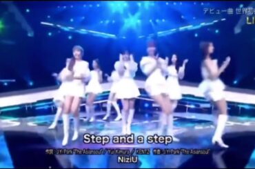 NiziU(니쥬) 『Step and a step 』 ( Stage Mix  クロス編集  교차편집 ) feat.ベストアーティスト スッキリ 生出演 FNS MUSIC FESTIVAL)