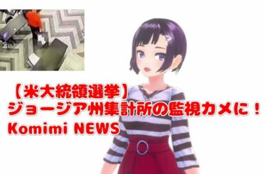 【米大統領選挙】ジョージア州集計所の監視カメラに！Komimi NEWS