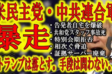 【DS暴走「もはや手段は選ばない」】監視カメラ不正集計動画、マスコミ内部電話会議の暴露、ドミニオンの選挙データ解析、異常な投票率と投票数！数々の証拠にも怯まないDS・中共連合軍を「戒厳令」で一網打尽に
