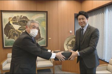 沢村賞受賞…ドラゴンズ大野雄大投手がCBCを訪問　「来シーズンは優勝狙う」