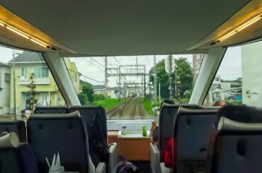 🔴 JAPAN LIVE TRAIN 24/7 & LIVE CHAT. WONDERFUL RAINY VIRTUAL TRAIN RIDE on Odakyu Romancecar GSE