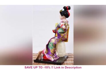 Original Unique 24cm Beautiful Hand made Japan Geisha Doll for home decration vintage home decor cr