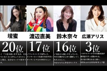 セックス好きと噂された芸能人