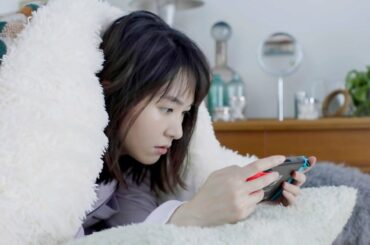 【CM】新垣結衣不想起床被窩中玩SWITCH動森為何起來玩健身環？ (片)