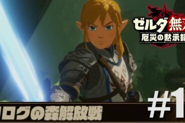 【ゼルダ無双 厄災の黙示録】#11 退魔の剣でナゾの男を倒せ！！マスターソードが強すぎる！？ ～コログの森解放戦～