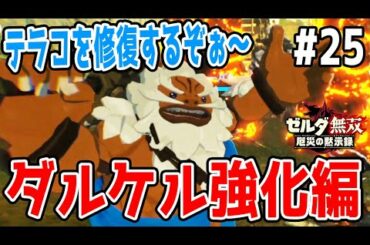 【ゼルダ無双】ダルケルの回転攻撃強いぞぉ～！【テラコを修復するのだ】厄災の黙示録実況　#25