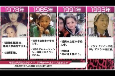 元祖女子高生のカリスマ、浜崎あゆみさんの人生まとめ（2020年度版）