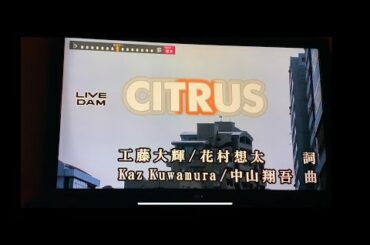 CITRUS  / Da-iCE  『極主夫道』主題歌原キーで歌ってみた