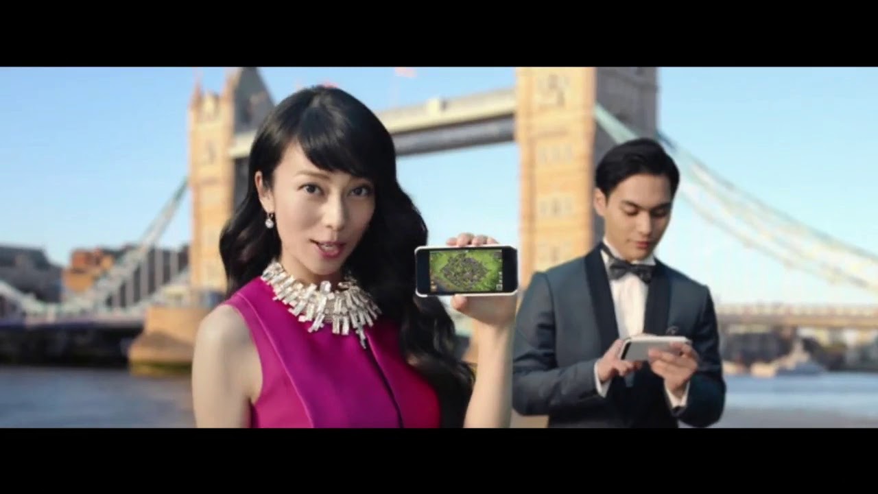 CM 柴咲コウ 柳楽優弥 CLASH of CLANS SUPERCELL 2015