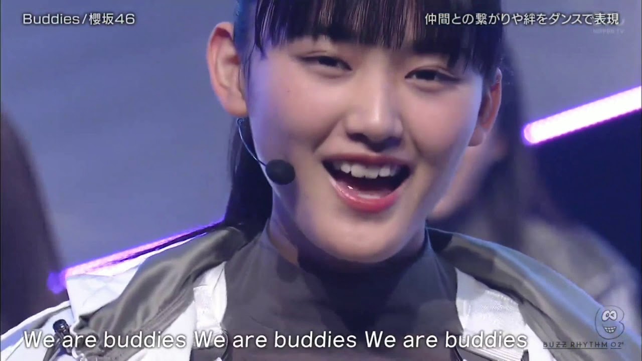 60fps 櫻坂46 「Buddies」バズリズム02 2020/12/18
