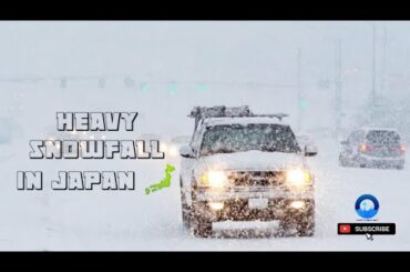 Heavy snowfall in Japan🌨️🗾 |  The heaviest 24hrs snowfall on record... December 18,19_2020