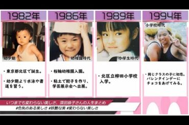 いつまでも変わらない美しさ、深田恭子さんの人生まとめ（2020年度版）