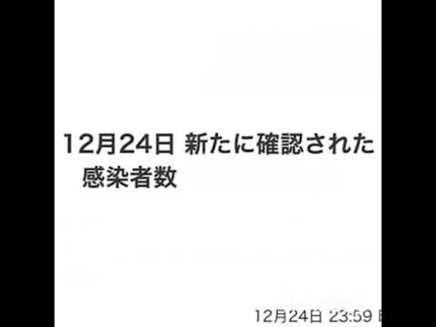 【最新全国新型コロナ新規感染者数】12月24日
