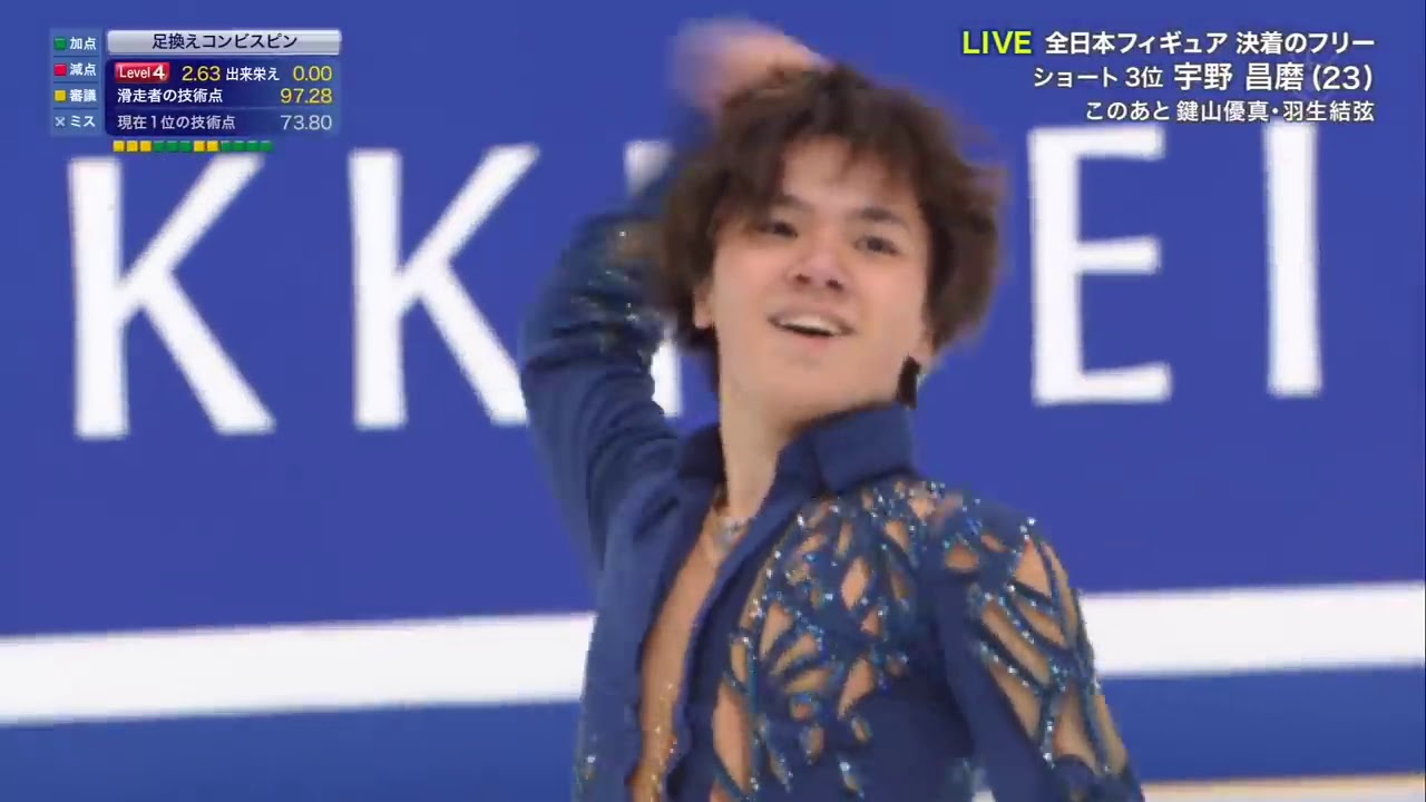 2位宇野昌磨、ライバル羽生は「すごい偉大な選手」 2位宇野昌磨、ライバル羽生は「すごい偉大な選手」