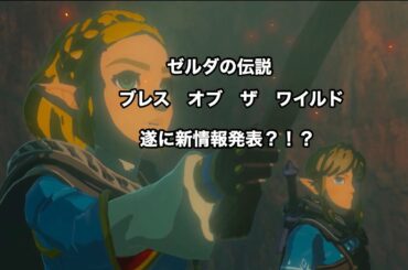ゼルダの伝説-続編の新情報が今週中にも？New information on the Legend of Zelda: Breath of the Wild later this week?