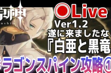 【原神】ドラゴンスパイン攻略！できれば水聖遺物、もしくはアルベドの聖遺物厳選も！【白亜と黒龍ver1.2】