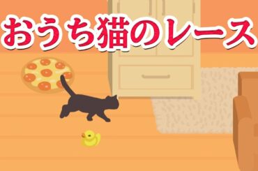 猫が家の中を走りまくるゲーム 「インドアレーシング」 攻略レビュー 【Nokyo】 ゲームプレイ