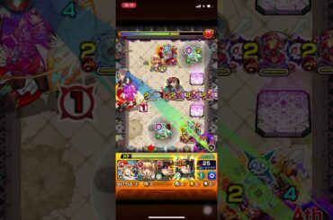 【モンスト】真・ガラハッド 4手攻略 【リヴァイワンパン】　運ボ必須　 　中ボス戦から