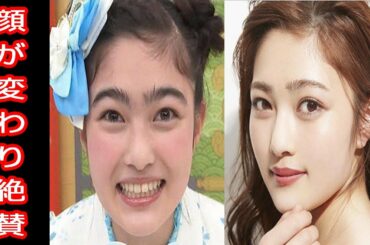 井上咲楽が太い眉毛カットで川口春奈似の美人に変貌。顔が変わり絶賛の声