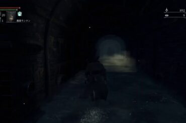 Blood borne  初見攻略　獣狩りの猿がオラつく