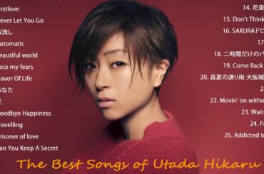 宇多田 ヒカル のベストソングメドレー人気な名曲~The Best Song Japanese~Best  Music Playlist