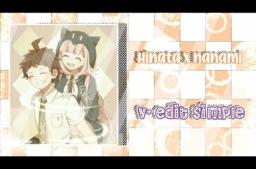 ✨Hajime Hinata X Chiaki Nanami✨ (Danganronpa) V-edit (Simple._.XD)|| - Andresi's :D -
