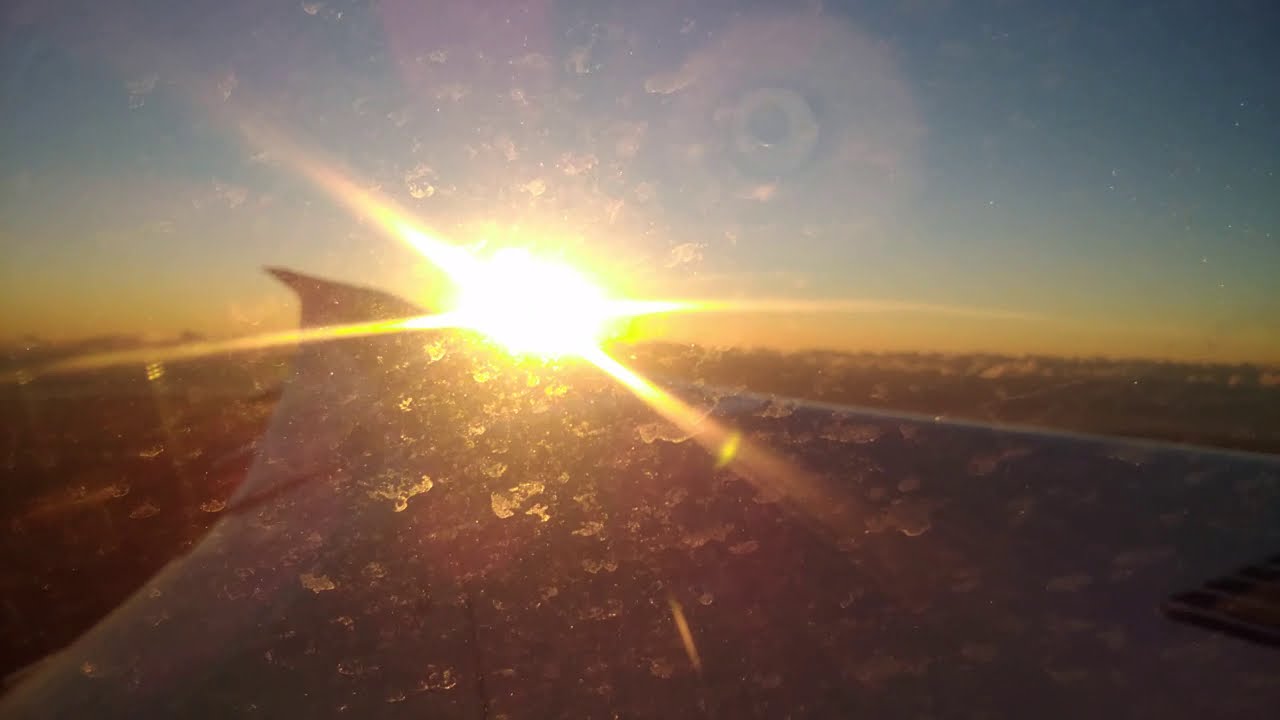 ANA　羽田空港D滑走路離陸（初日の出）