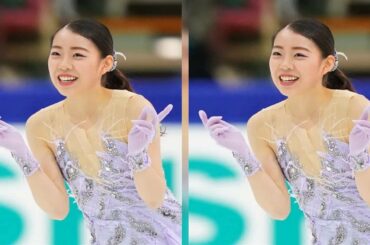 フィギュアスケート・全日本選手権最終日（２７日、長野市ビッグハット）女子はショートプログラム（ＳＰ）首位の紀平梨花（１８）＝トヨタ自動車＝がフリーで４回転サル…
