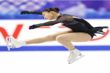 坂本花織は合計２２２・１７点　「マトリックス」の世界を見事表現