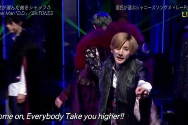 SIxTONES「D.D.」 ベストアーティスト2020 11月25日