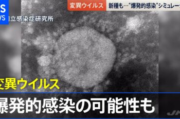 「変異種」爆発的感染の可能性も【news23】