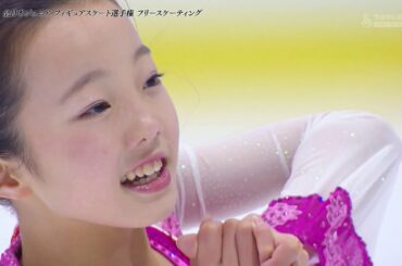 2014 Japanese Junior Nationals FS 本田真凛 Marin Honda  振り返りインタビューあり
