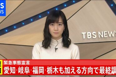 【速報】緊急事態宣言、愛知・岐阜・福岡・栃木も加える方向で最終調整